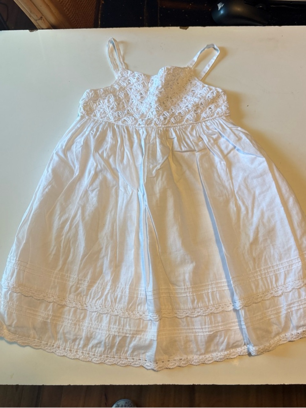 Janie & Jack Girls Cotton Fabric Lined Sun Dress Size 3T Summer Formal Preppy